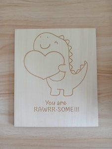 You are Rawrr-some 3mm Plywood Colour in Board