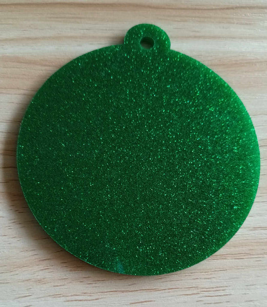 8cm Acrylic baubles