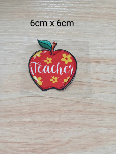 Adhesive UV DTF Teacher - CLICK ON PIC TO VIEW ALL AVAILABLE