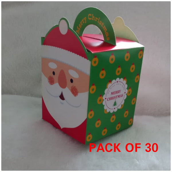 Square Santa Gift Boxes