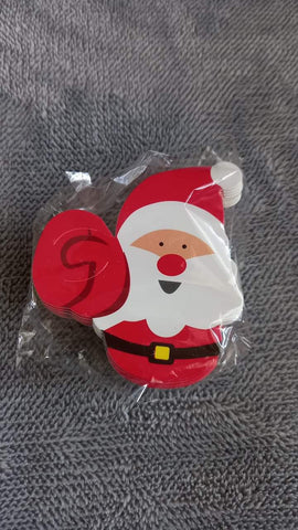 Santa lolliop cards - 50 pc