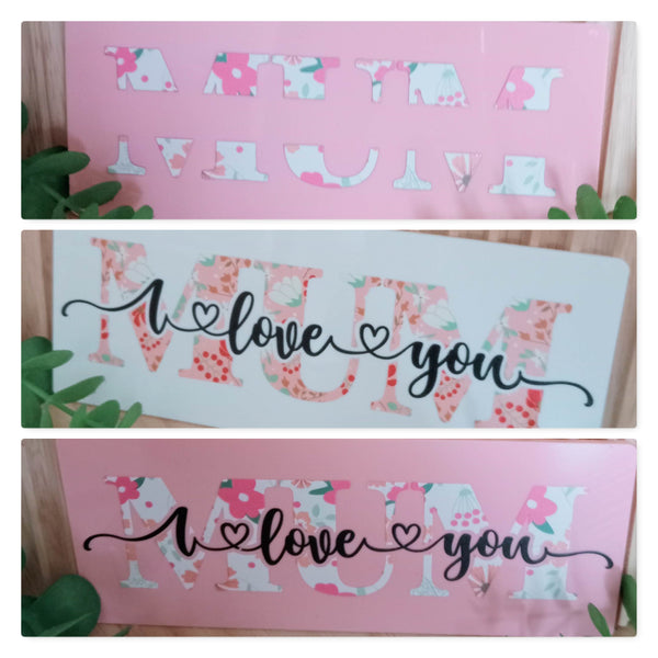 Mum Plaques