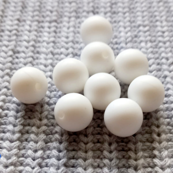 12mm PLAIN ROUND (price per bead)