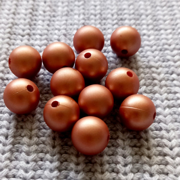 12mm PLAIN ROUND (price per bead)