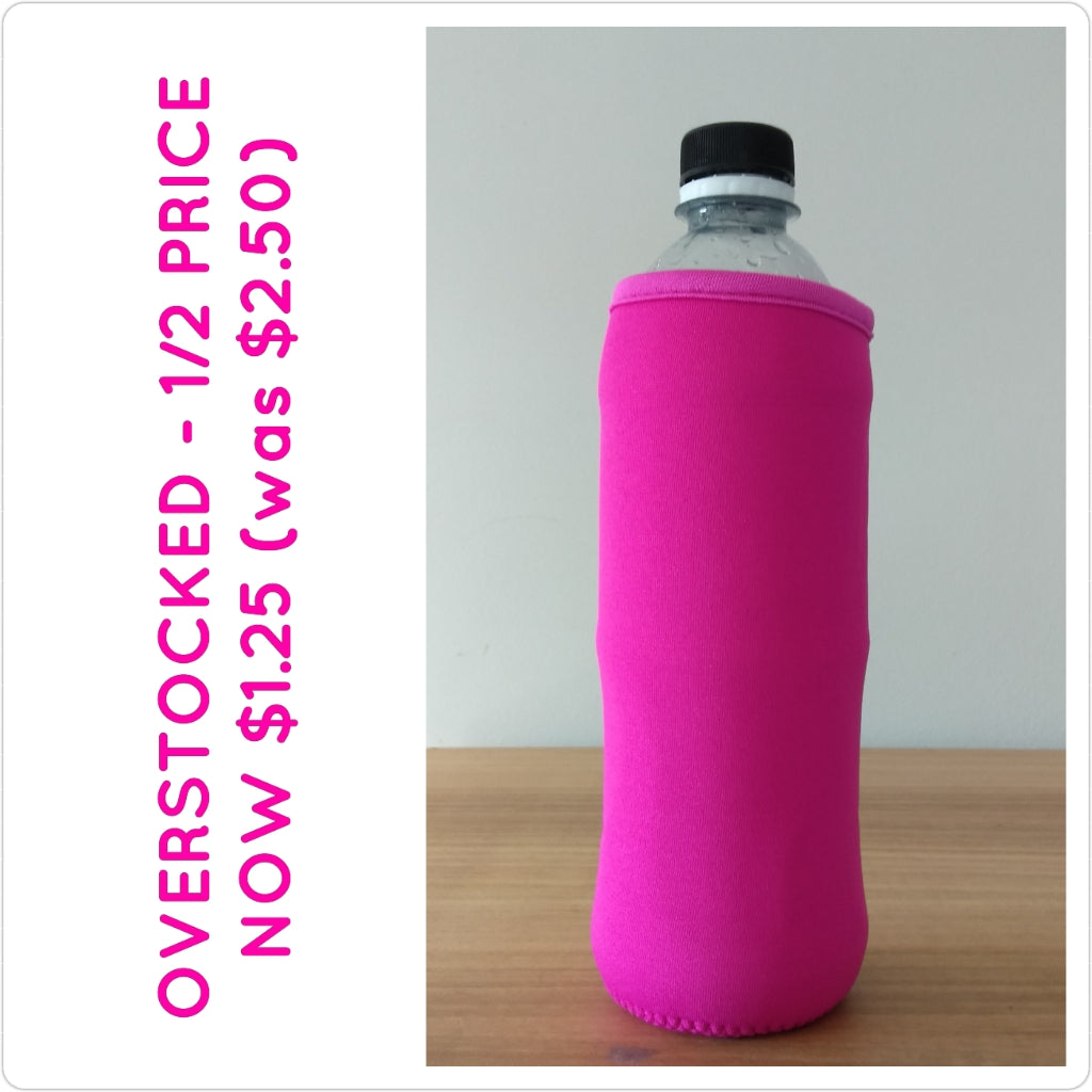 Pink bottle cooler